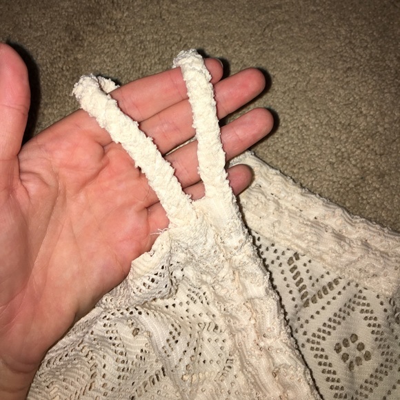 Cream beach coverup - Picture 3 of 4